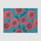 Dahlias Tissuepapier (Voorkant)