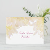 Dahlias Vrijgezellenfeest Kaart (Staand voorkant)