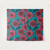 Dahlias Wandkleed (Voorkant (horizontaal))