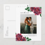 Dahlia's. Waterverf tuin bloemenbewaring De datum Briefkaart (Voorkant / Achterkant)