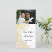 Dahlias Wedding Bedankt (Staand voorkant)