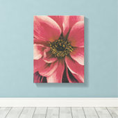 Dahlie Canvas Afdruk (Insitu (Houten vloer))