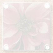 Dahlie Glazen Onderzetter (Achterkant)