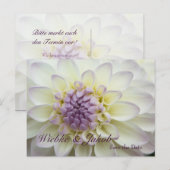 Dahlie • Save-the-Date-Postkarte Aankondigingskaart (Voorkant / Achterkant)