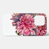 dahliesbloemen Case-Mate iPhone case (Achterkant (horizontaal))