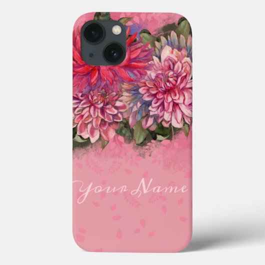 dahliesbloemen Case-Mate iPhone case (Achterkant)