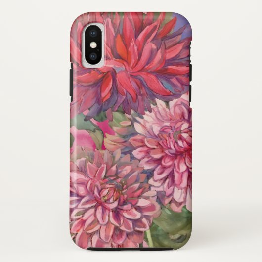 dahliesbloemen Case-Mate iPhone case (Achterkant)