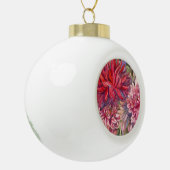 dahliesbloemen keramische bal ornament (Links)