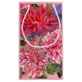 dahliesbloemen klein cadeauzakje (Achterkant)