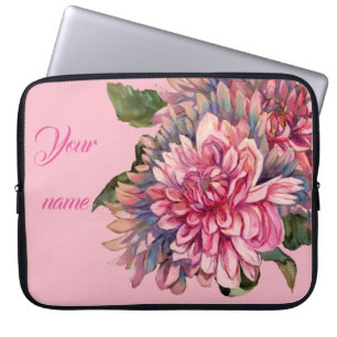 dahliesbloemen laptop sleeve