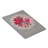 dahliesbloemen notitieboek (Rechterzijde)