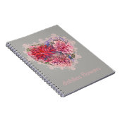 dahliesbloemen notitieboek (Rechterzijde)