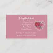 dahliesbloemen visitekaartje (Achterkant)