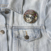 Dahlilah Ronde Button 5,7 Cm (In situ)