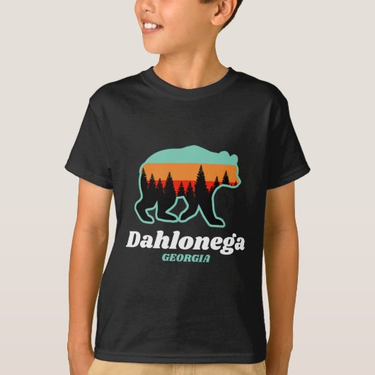 Dahlonega Georgia Bear Mountains Country T-shirt (Voorkant)