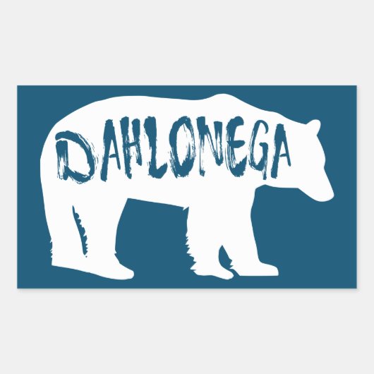 Dahlonega Georgia Beer Rechthoekige Sticker (Voorkant)