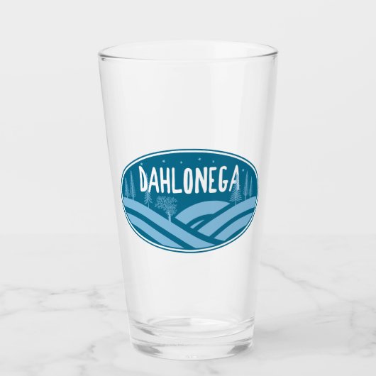 Dahlonega Georgia Buitenlucht Glas (Voorkant)