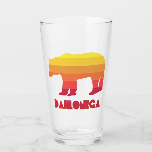 Dahlonega Georgia Regenboog Beer Glas (Voorkant)