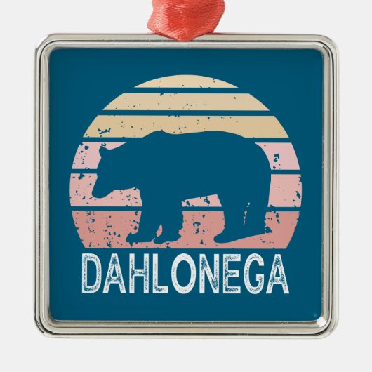 Dahlonega Georgia Retro Beer Metalen Ornament (Voorkant)