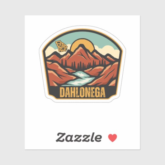Dahlonega, Georgia Sticker (Vel)
