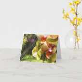 Dahlquist Orchids Notecard Kaart (Gele Bloem)