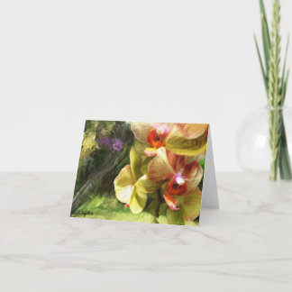 Dahlquist Orchids Notecard Kaart