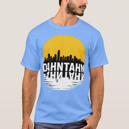 Dahntahn - Skyline T-shirt (Voorkant)