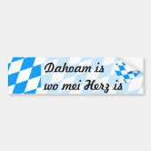 Dahoam Bumpersticker (Voorkant)