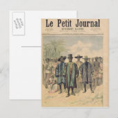 Dahomeans op de Champs de Mars Briefkaart (Voorkant / Achterkant)
