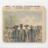 Dahomeans op de Champs de Mars Muismat (Voorkant)