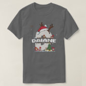 Daiane Kerstmis met Daiane Name voor grappige fees T-shirt (Design voorkant)