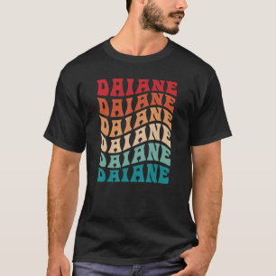 Daiane Tie Dye Groovy Hippie, 60-70 jaar, naam Dai T-shirt
