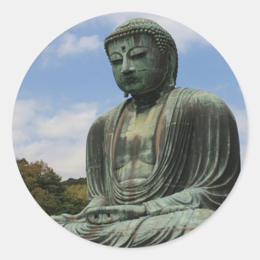 Daibutsu Ronde Sticker (Voorkant)