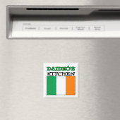Daideo's keuken met vlag van Ierland Magneet (Insitu (Vaatwasser))