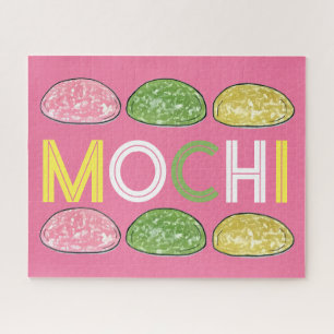 Daifuku Mochi Japans Nieuwjaar Rijstcake Voedsel Legpuzzel
