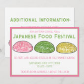 Daifuku Mochi Japans Restaurant Food Festival Kaart (Voorkant / Achterkant)