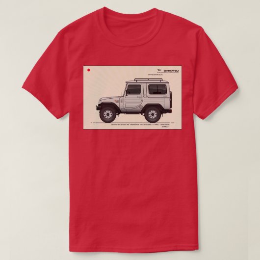 Daihatsu F20 Deluxe T-shirt (Design voorkant)
