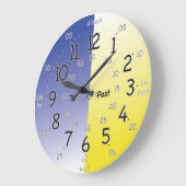 Dail Wall-klok leren Grote Klok (Hoek)