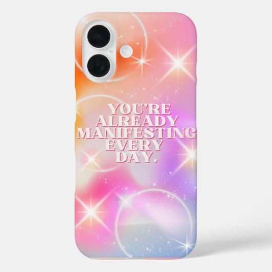 Daily Affirmation, Law of Attraction, Motivational Case-Mate iPhone Case (Achterkant)