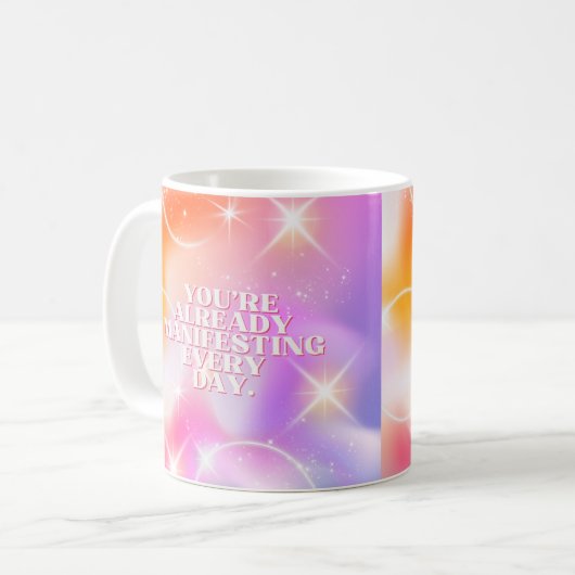 Daily Affirmation, Law of Attraction, Motivational Koffiemok (Voorkant links)