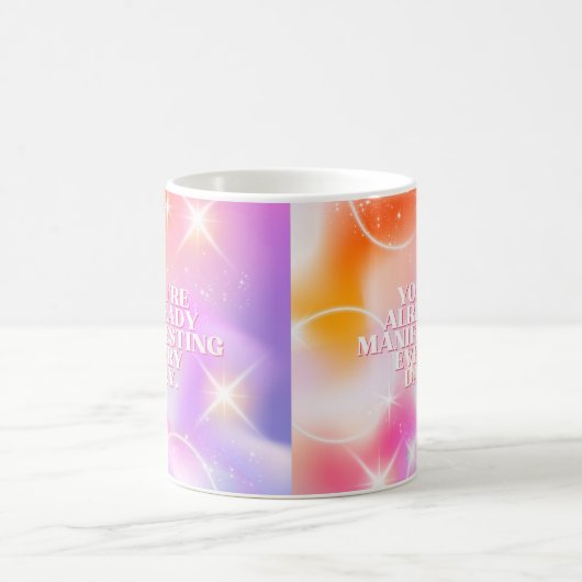 Daily Affirmation, Law of Attraction, Motivational Koffiemok (Center)