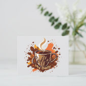 Daily Coffee Ritual Briefkaart (Staand voorkant)
