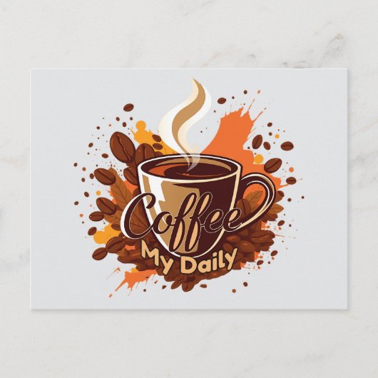 Daily Coffee Ritual Briefkaart (Voorkant)