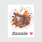 Daily Coffee Ritual Sticker (Vel)