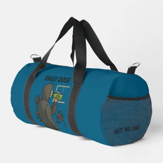 Daily Dose Gym Duffel Bag for Fitness Lovers Plunjezak (Rechterhoek)