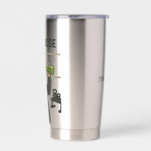 Daily Dose Travel Tumbler | Add Text/Name Geïsoleerde Drinkbeker (Links)