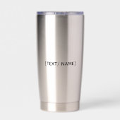 Daily Dose Travel Tumbler | Add Text/Name Geïsoleerde Drinkbeker (Achterkant)
