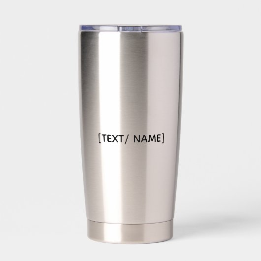 Daily Dose Travel Tumbler | Add Text/Name Geïsoleerde Drinkbeker (Achterkant)