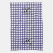 Daily Drip Kitchen Towel NAVY GINGHAM Theedoek (Verticaal)