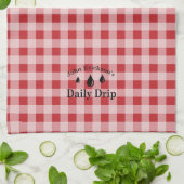 Daily Drip Kitchen Towel RED GINGHAM Theedoek (Gevouwen)